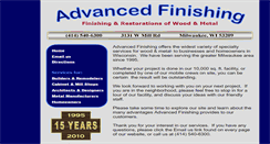 Desktop Screenshot of adv-finishing.com